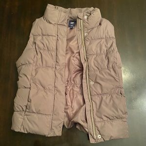 The gap brownish tan vest size small